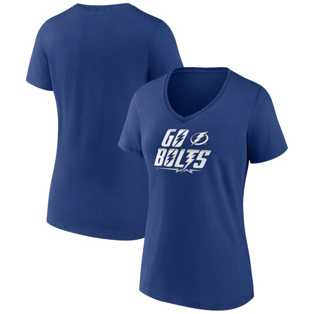Tampa Bay Lightning Women's Active Edge V-Neck T-Shirt Sale