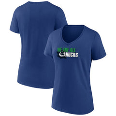 Vancouver Canucks Women's Active Edge V-Neck T-Shirt Sale