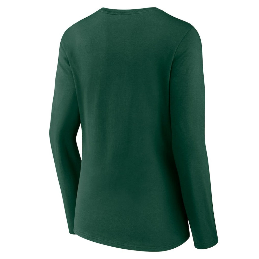 Minnesota Wild Women's Forge Long Sleeve V-Neck T-Shirt Outlet