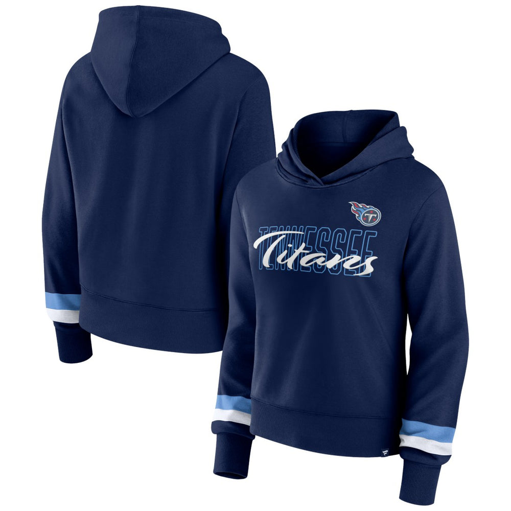 Tennessee Titans Fanatics Women's Over Under Pullover Hoodie