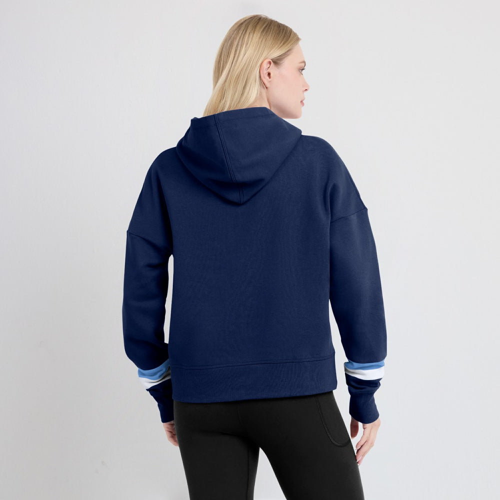 Tennessee Titans Fanatics Women's Over Under Pullover Hoodie
