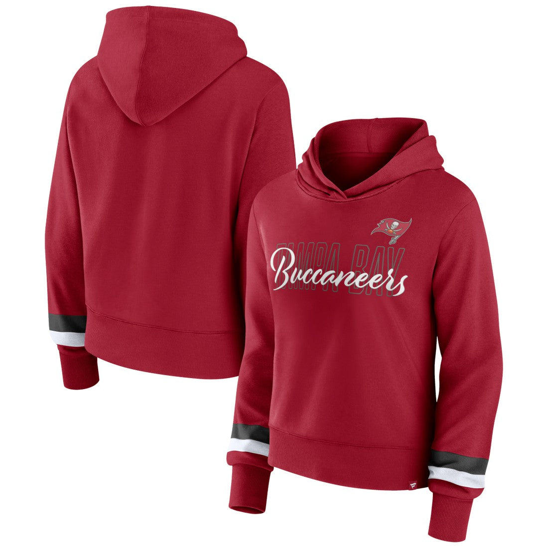 Tampa Bay Buccaneers Fanatics Women's Over Under Pullover Hoodie