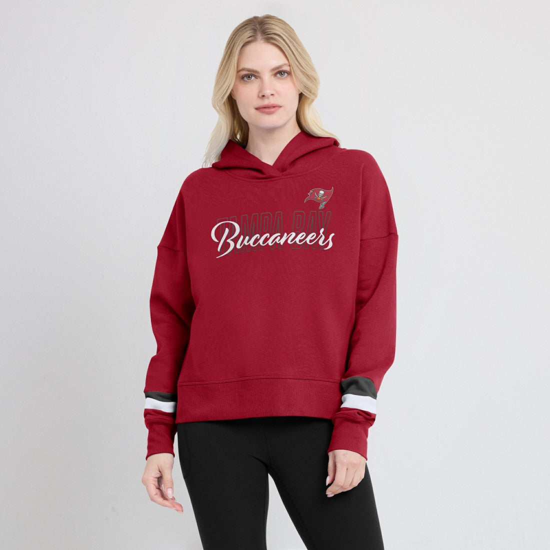 Tampa Bay Buccaneers Fanatics Women's Over Under Pullover Hoodie