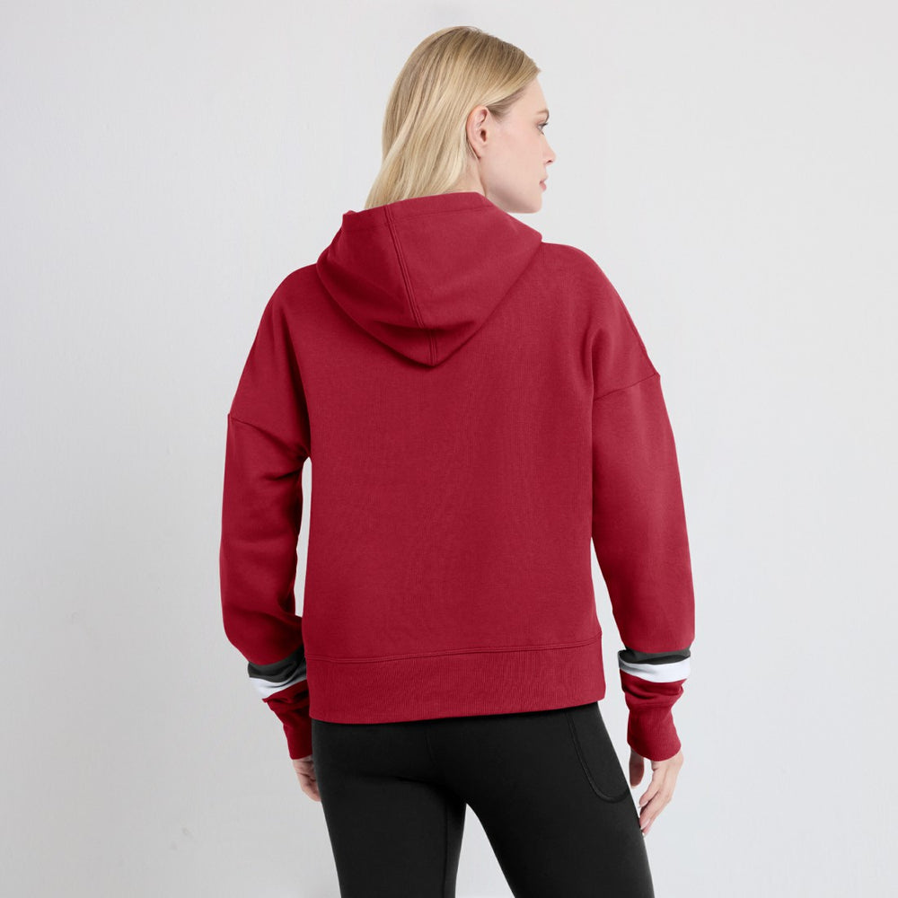 Tampa Bay Buccaneers Fanatics Women's Over Under Pullover Hoodie