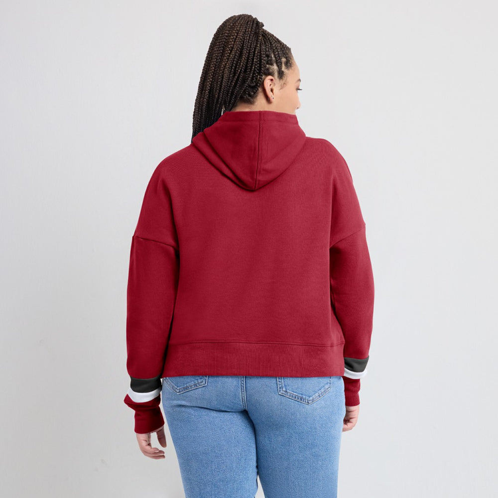 Tampa Bay Buccaneers Fanatics Women's Over Under Pullover Hoodie