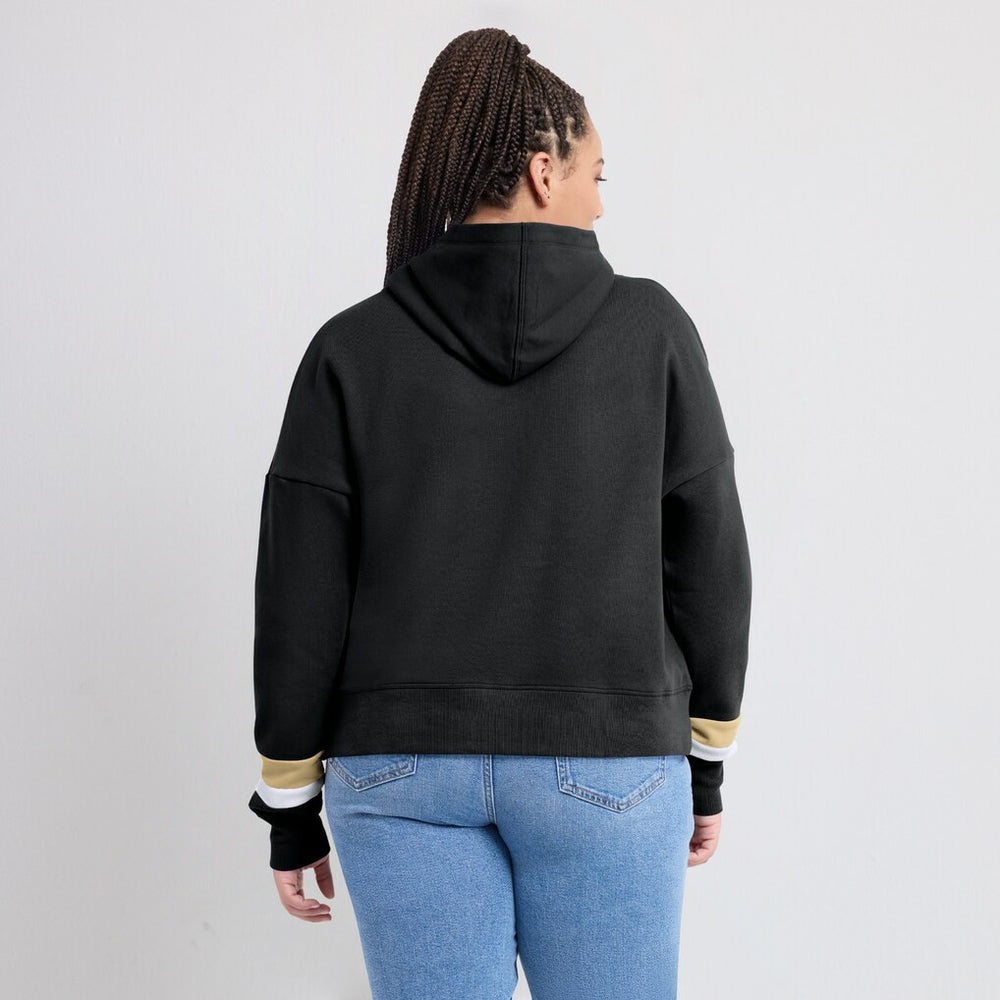 New Orleans Saints Fanatics Women's Over Under Pullover Hoodie