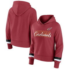 Arizona Cardinals Fanatics Women's Over Under Pullover Hoodie