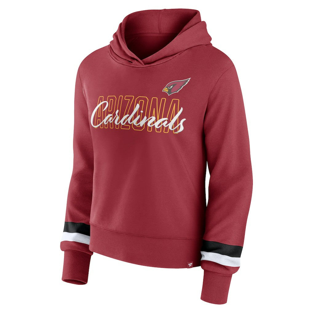 Arizona Cardinals Fanatics Women's Over Under Pullover Hoodie
