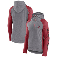 Arizona Cardinals Fanatics Women's Blind Side Lightweight Full-Zip Hoodie