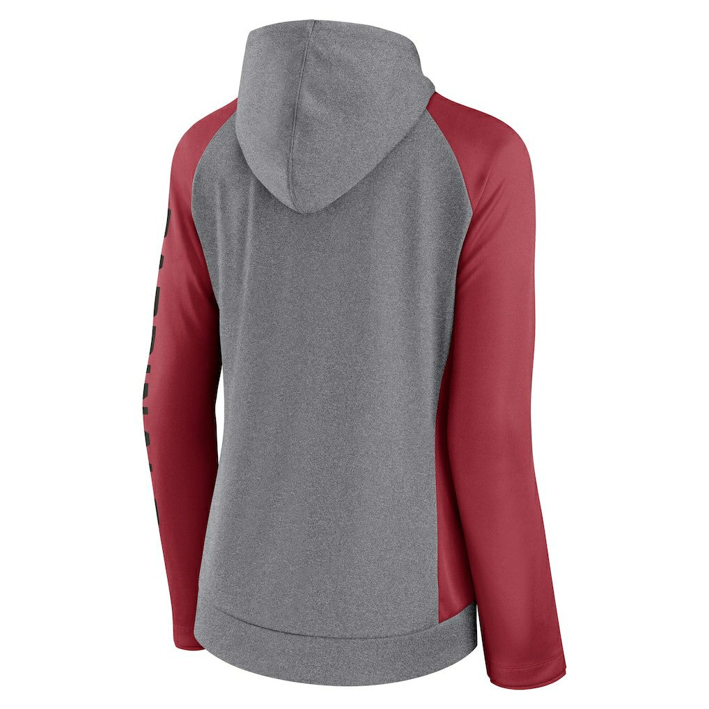 Arizona Cardinals Fanatics Women's Blind Side Lightweight Full-Zip Hoodie