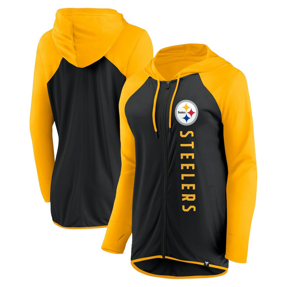 Pittsburgh Steelers Fanatics Women's Forever Fan Full-Zip Hoodie