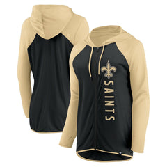 New Orleans Saints Fanatics Women's Forever Fan Full-Zip Hoodie