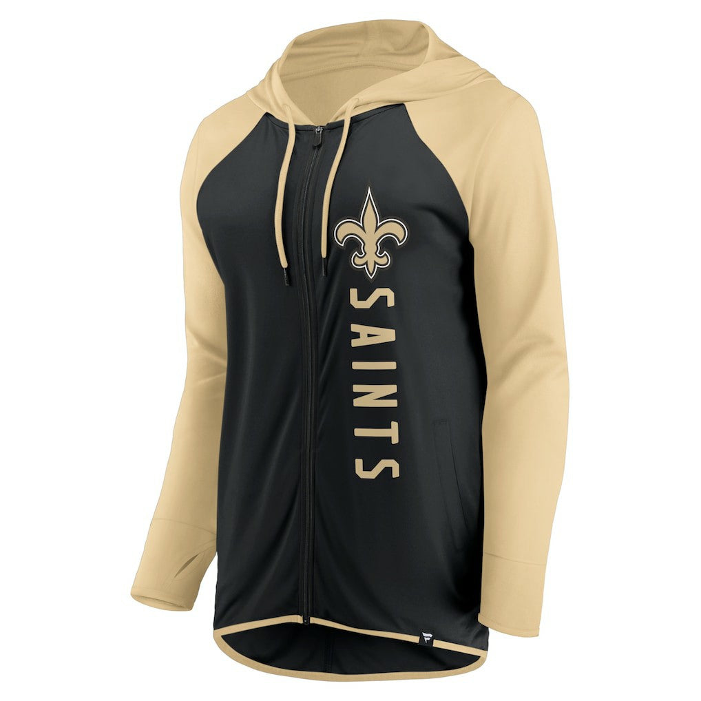 New Orleans Saints Fanatics Women's Forever Fan Full-Zip Hoodie