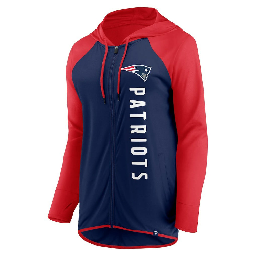 New England Patriots Fanatics Women's Forever Fan Full-Zip Hoodie