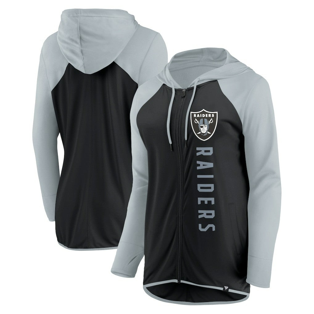 Las Vegas Raiders Fanatics Women's Forever Fan Full-Zip Hoodie