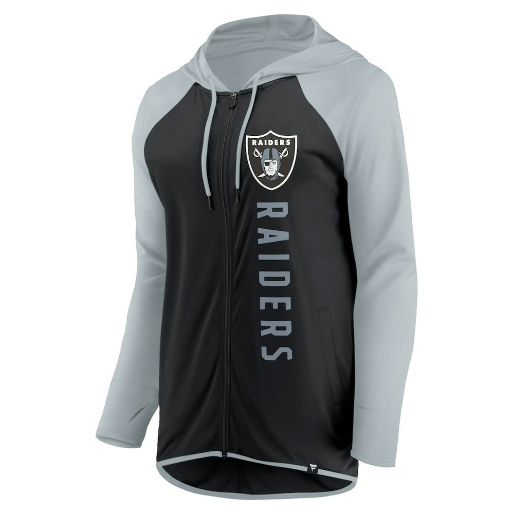Las Vegas Raiders Fanatics Women's Forever Fan Full-Zip Hoodie