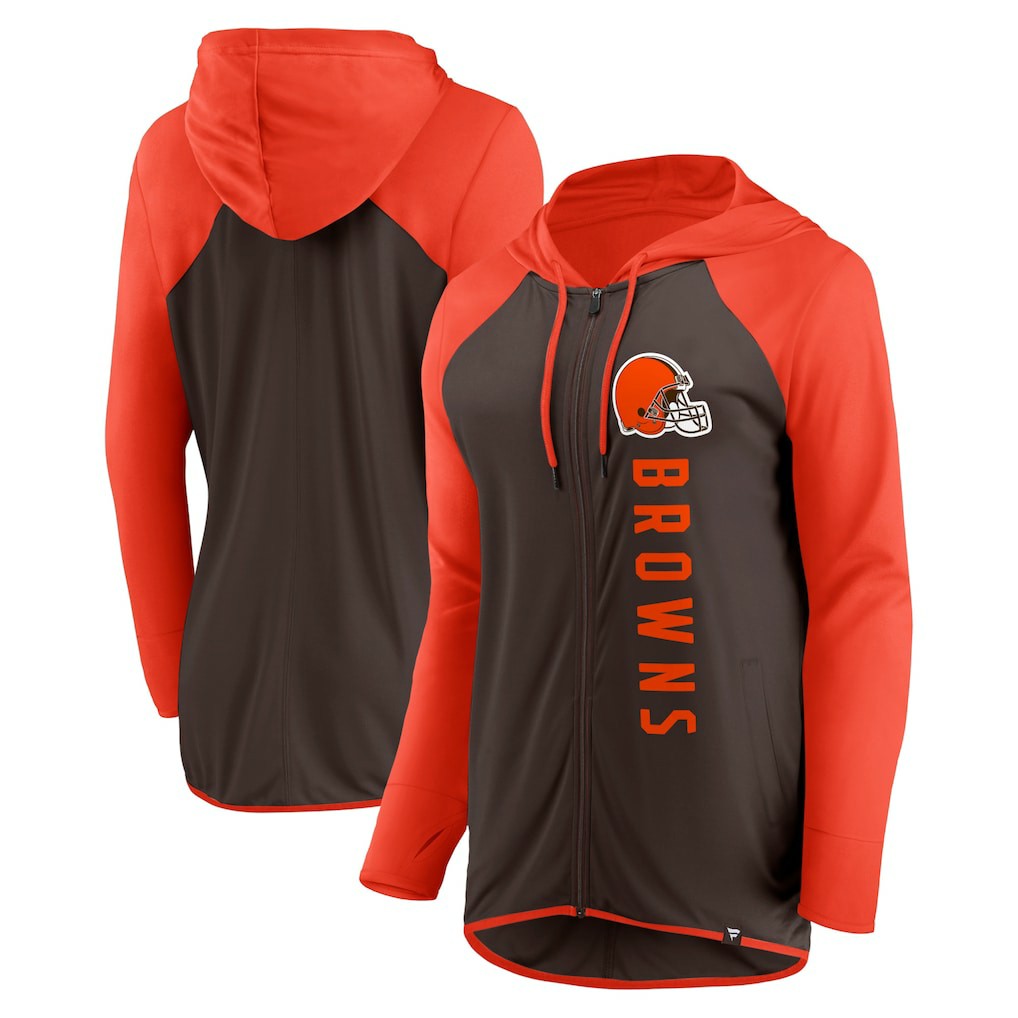 Cleveland Browns Fanatics Women's Forever Fan Full-Zip Hoodie