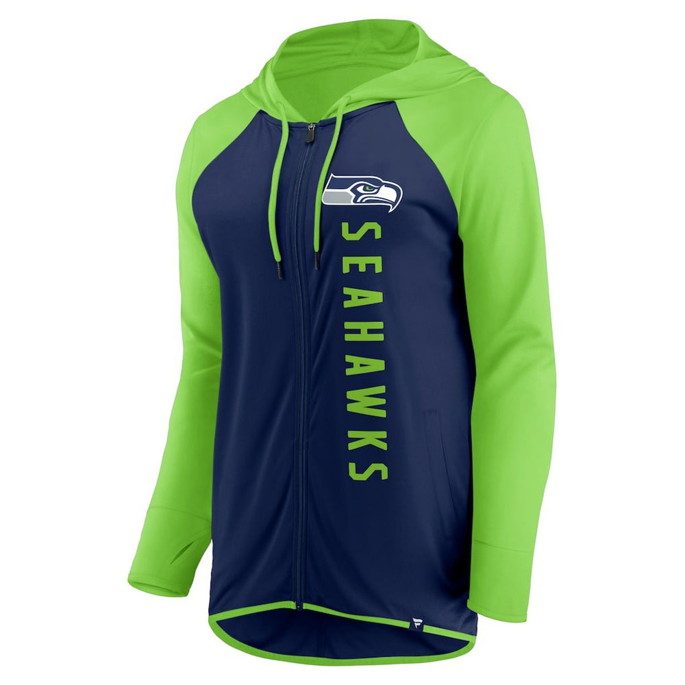 Seattle Seahawks Fanatics Women's Forever Fan Full-Zip Hoodie