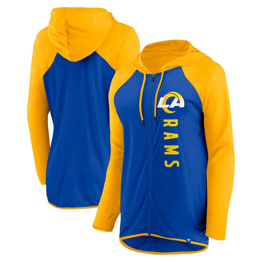 Los Angeles Rams Fanatics Women's Forever Fan Full-Zip Hoodie