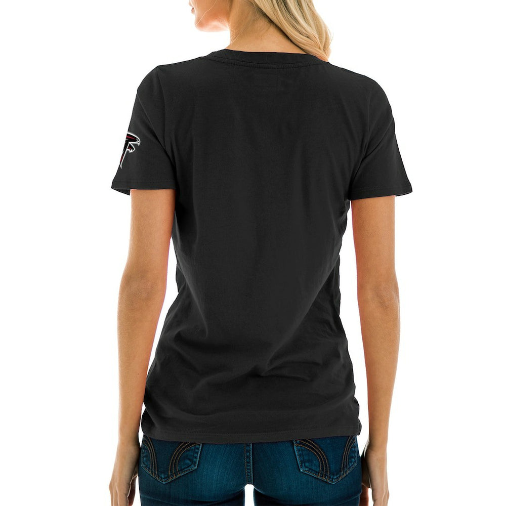 Atlanta Falcons New Era Women's Dirty Birds Kickoff V-Neck T-Shirt