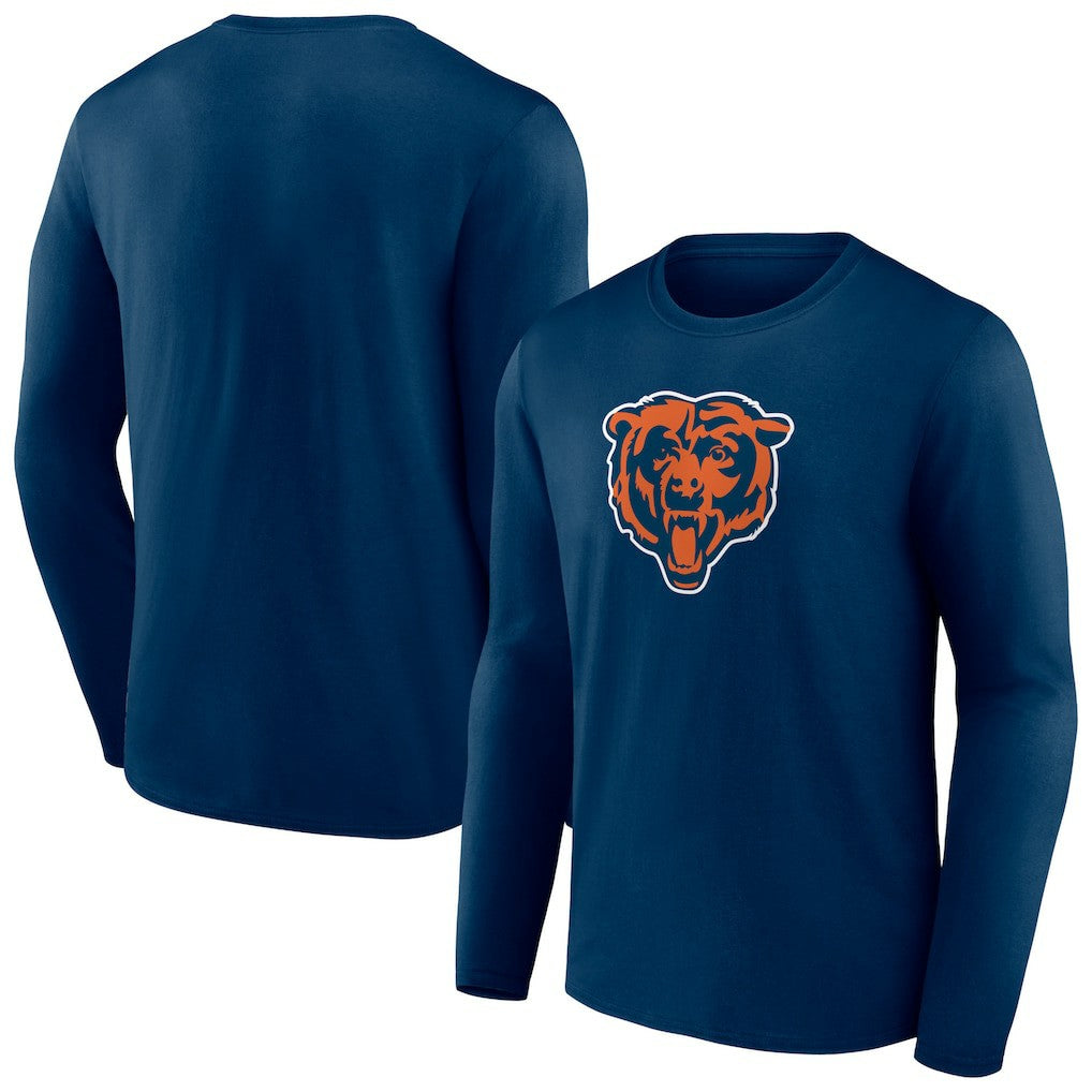Chicago Bears  Primary Team Logo Long Sleeve T-Shirt