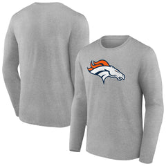 Denver Broncos  Primary Team Logo Long Sleeve T-Shirt
