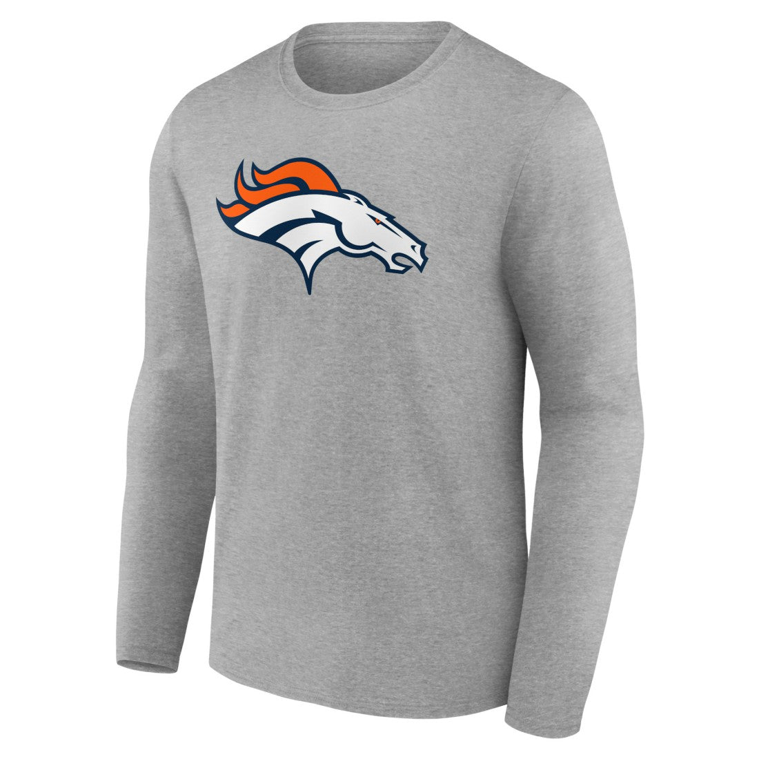 Denver Broncos  Primary Team Logo Long Sleeve T-Shirt