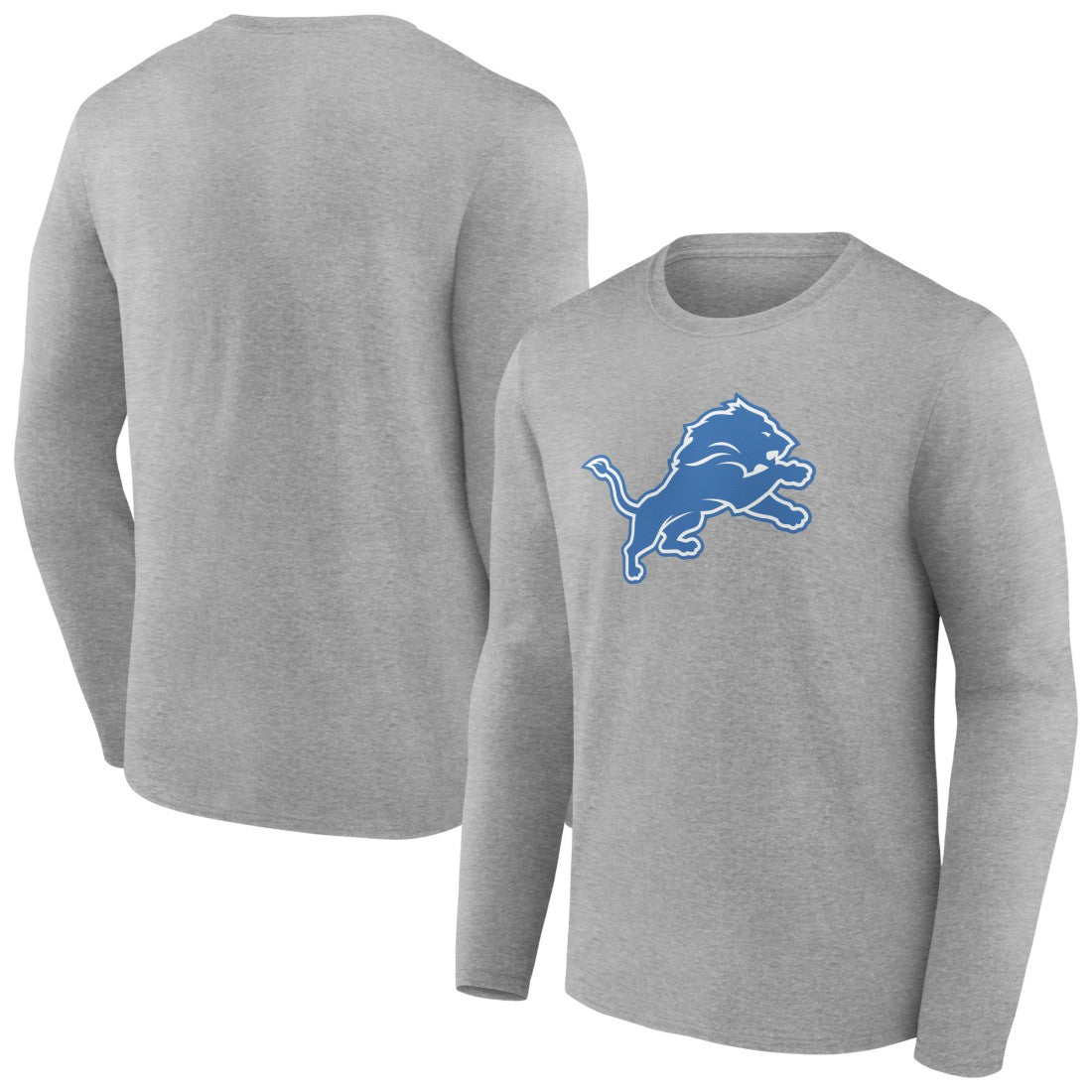 Detroit Lions  Primary Team Logo Long Sleeve T-Shirt