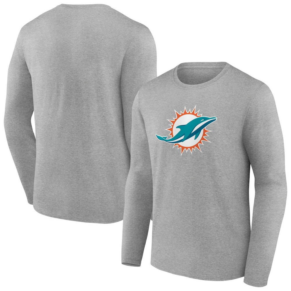 Miami Dolphins  Primary Team Logo Long Sleeve T-Shirt