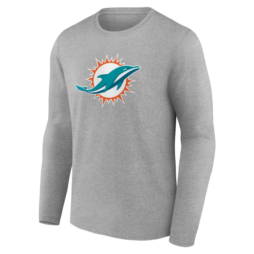 Miami Dolphins  Primary Team Logo Long Sleeve T-Shirt