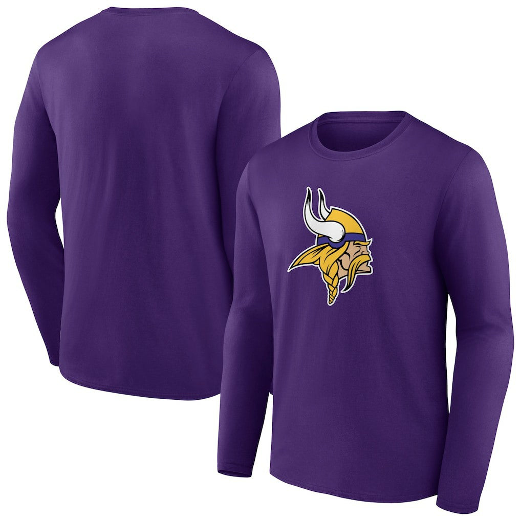 Minnesota Vikings  Primary Team Logo Long Sleeve T-Shirt