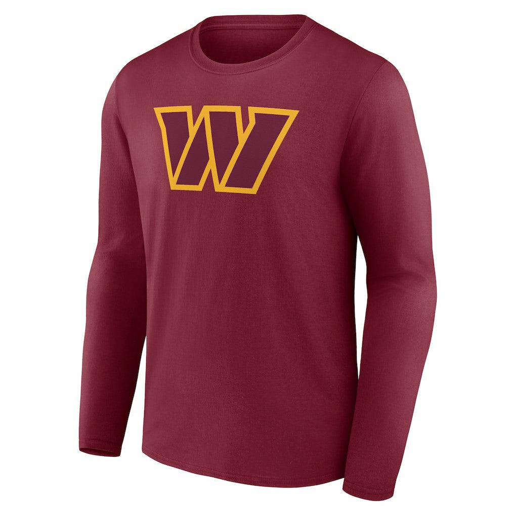 Washington Commanders  Primary Team Logo Long Sleeve T-Shirt