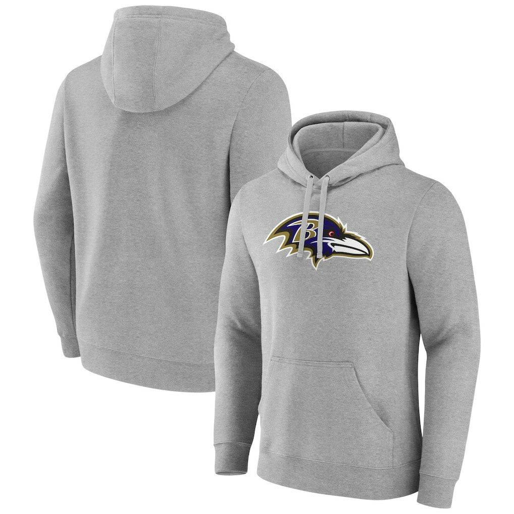 Baltimore Ravens  Primary Team Logo Fitted Pullover Hoodie