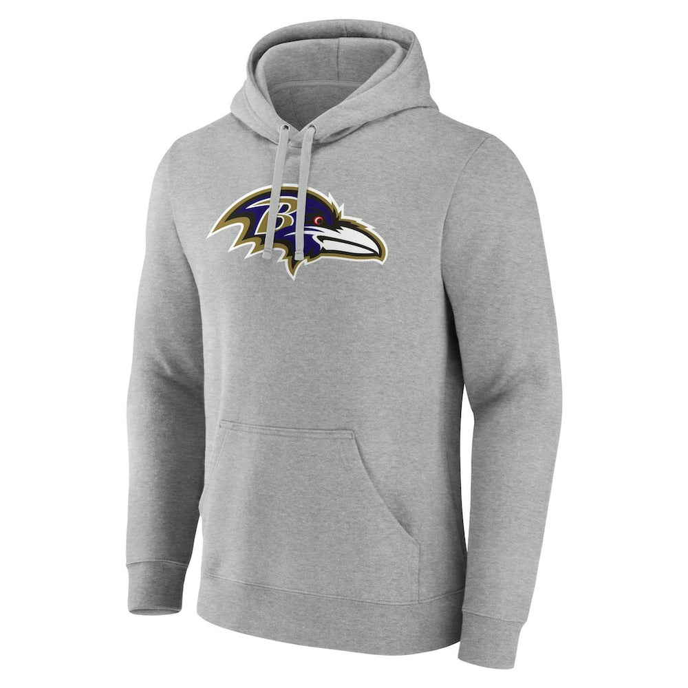 Baltimore Ravens  Primary Team Logo Fitted Pullover Hoodie
