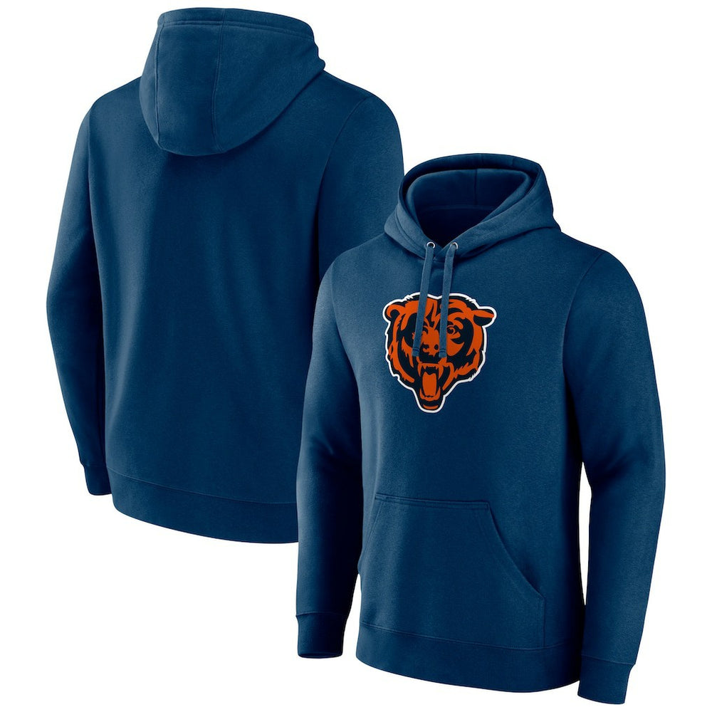 Chicago Bears  Primary Team Logo Fitted Pullover Hoodie