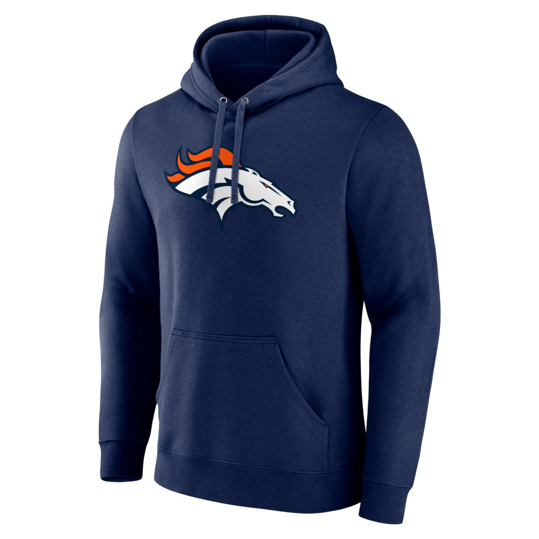 Denver Broncos  Primary Team Logo Fitted Pullover Hoodie