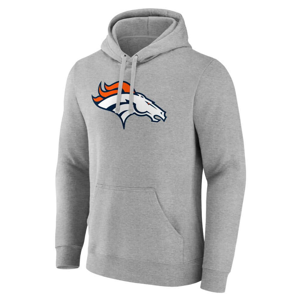 Denver Broncos  Primary Team Logo Fitted Pullover Hoodie