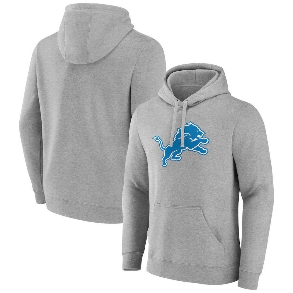Detroit Lions  Primary Team Logo Fitted Pullover Hoodie
