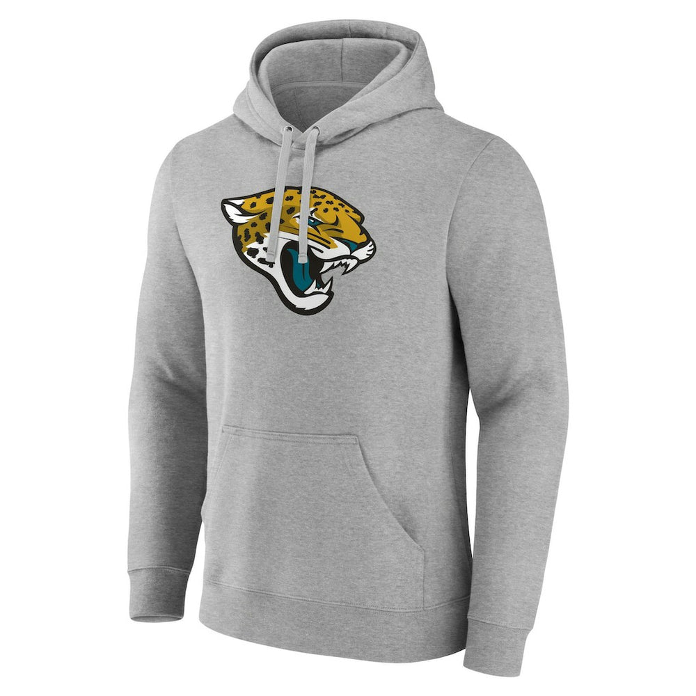 Jacksonville Jaguars  Primary Team Logo Fitted Pullover Hoodie