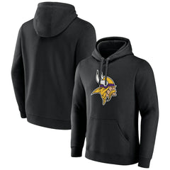 Minnesota Vikings  Primary Team Logo Fitted Pullover Hoodie