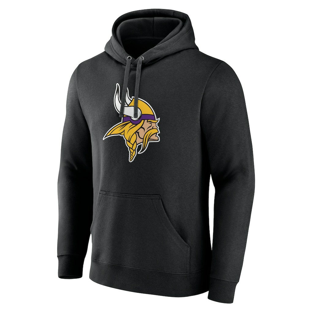 Minnesota Vikings  Primary Team Logo Fitted Pullover Hoodie