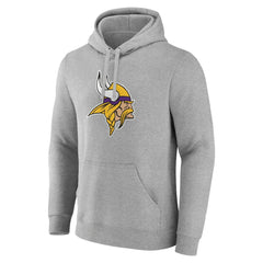 Minnesota Vikings  Primary Team Logo Fitted Pullover Hoodie