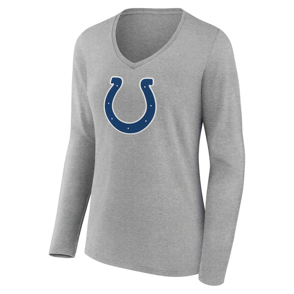 Indianapolis Colts  Women's Primary Team Logo Long Sleeve V-Neck T-Shirt