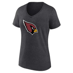 Arizona Cardinals  Women's Primary Logo V-Neck T-Shirt