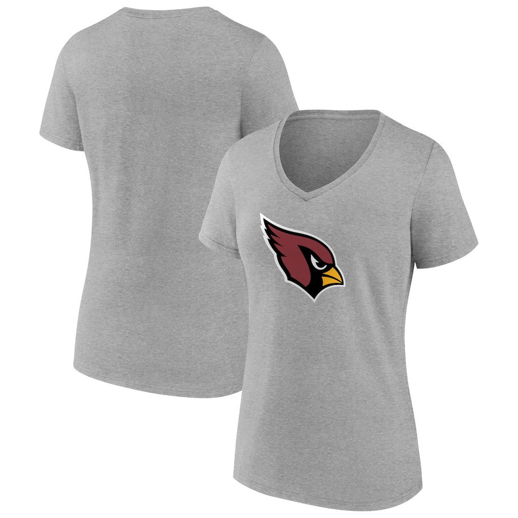 Arizona Cardinals  Women's Primary Logo V-Neck T-Shirt