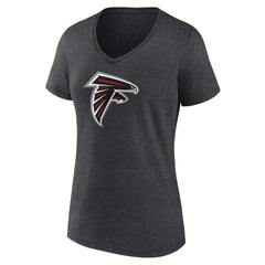 Atlanta Falcons  Women's Primary Team Logo V-Neck T-Shirt