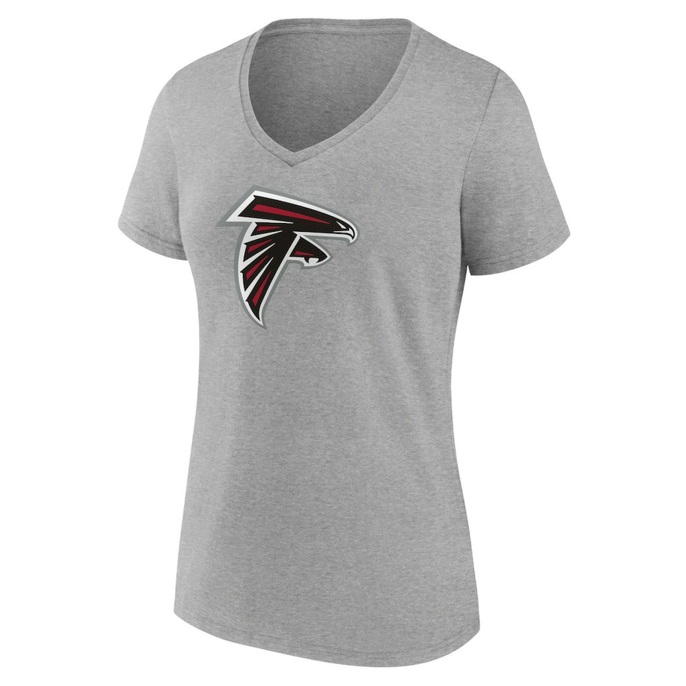 Atlanta Falcons  Women's Primary Team Logo V-Neck T-Shirt