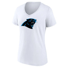 Carolina Panthers  Women's Primary Team Logo V-Neck T-Shirt