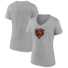 Chicago Bears  Women's Primary Team Logo V-Neck T-Shirt