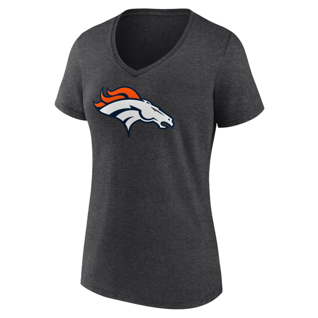 Denver Broncos  Women's Primary Team Logo V-Neck T-Shirt